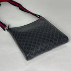 Gucci Shoulder Bag GG Supreme Sherry Line Web Coatingcanvas Black — view 2