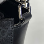 Gucci Shoulder Bag GG Supreme Sherry Line Web Coatingcanvas Black — view 4