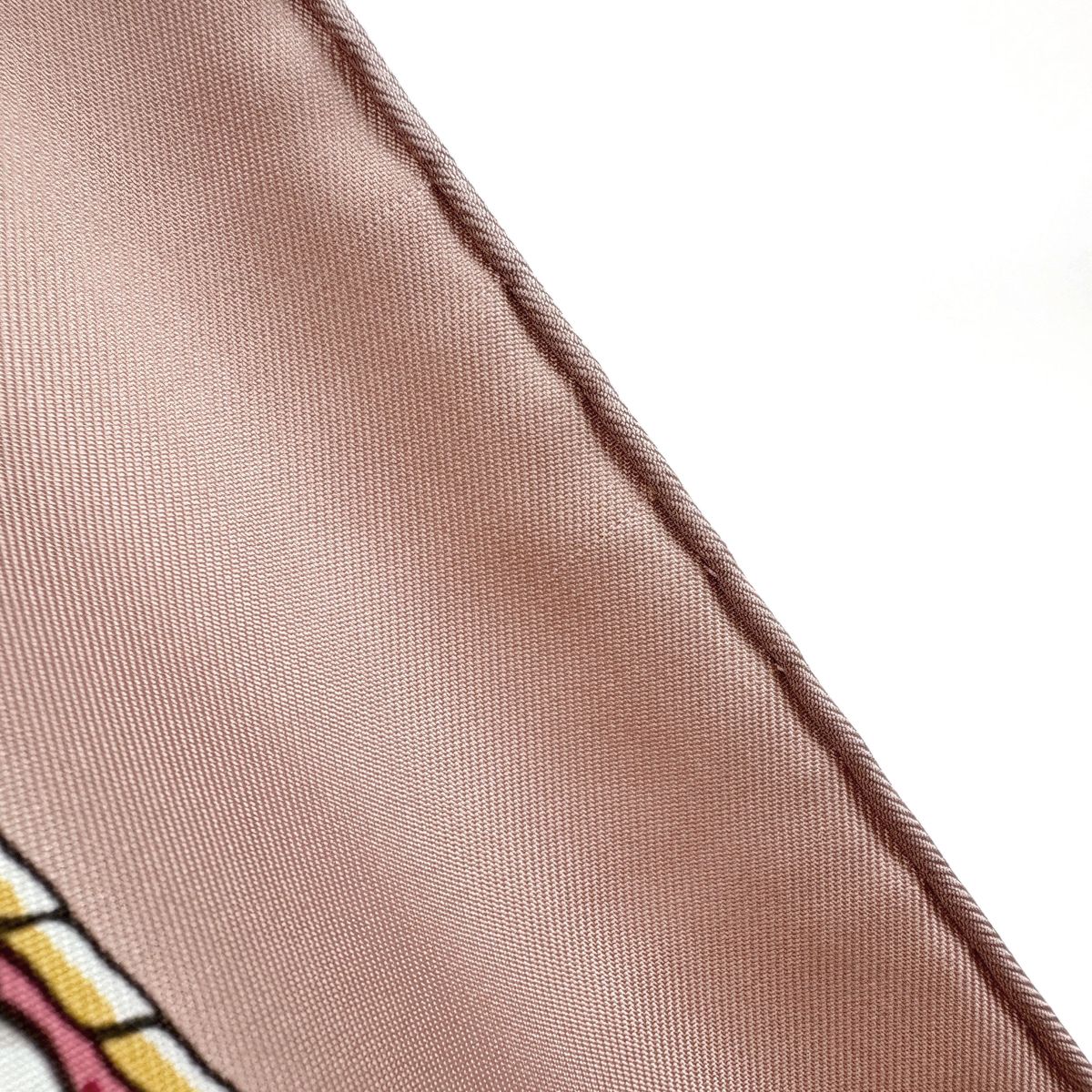 Hermes Carre 90 Per Astra AD Scarf Silk Pink Multicolor — view 3