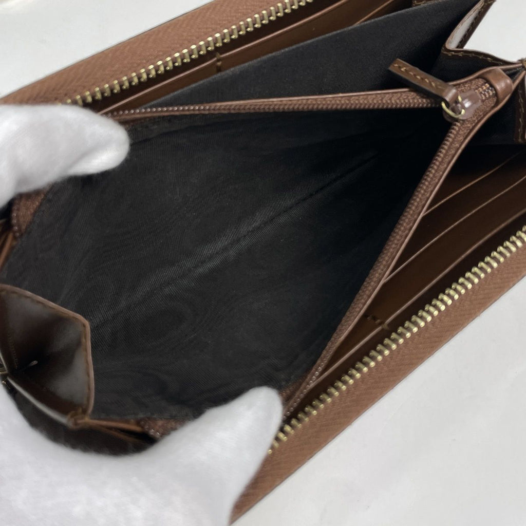 Gucci Wallet GG Round Zip Supreme Beige — view 6