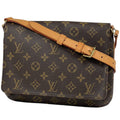 Louis Vuitton Musette Tango Shoulder Bag Monogram Brown