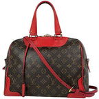 Louis Vuitton Handbag 2-Way Monogram Brown Coquelicot