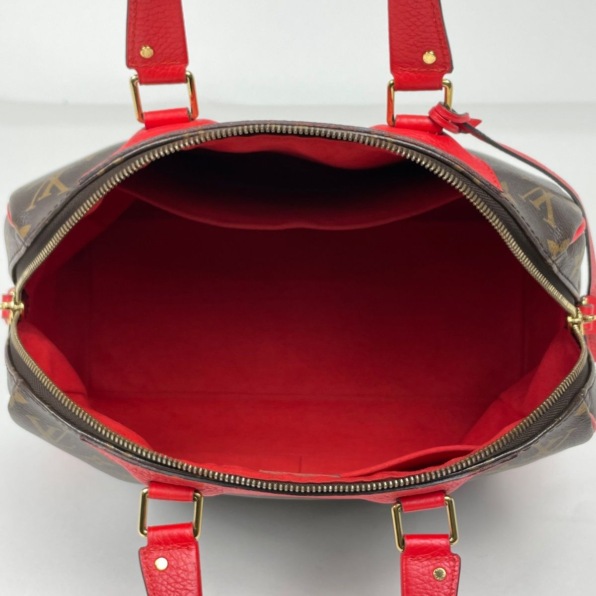 Louis Vuitton Handbag 2-Way Monogram Brown Coquelicot — view 8