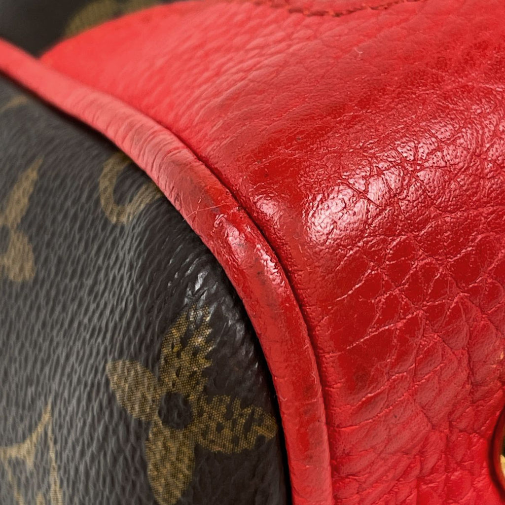Louis Vuitton Handbag 2-Way Monogram Brown Coquelicot — view 3