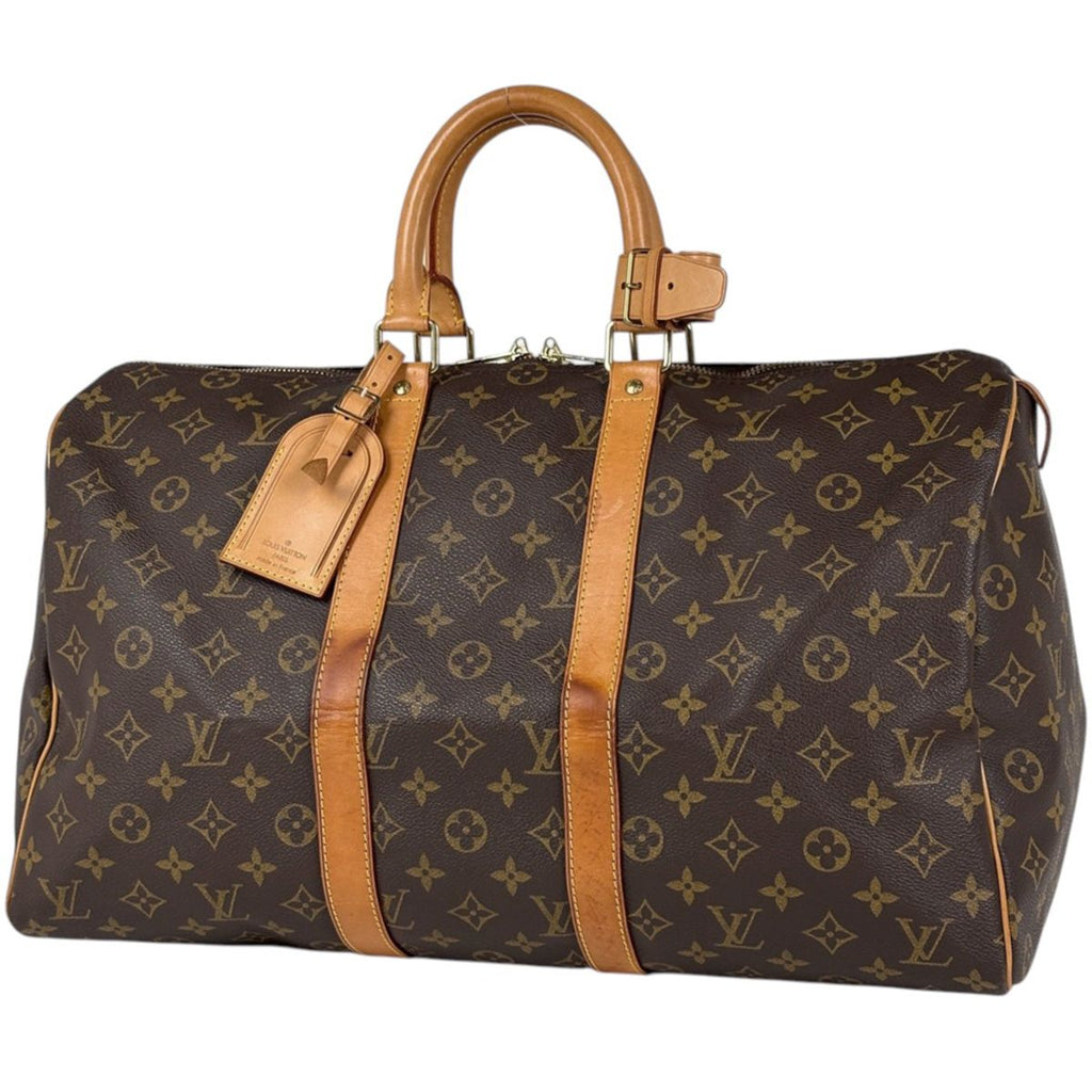 Louis Vuitton Keepall 45 Boston Bag Monogram Brown