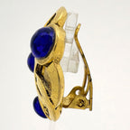 Chanel Earrings CC Logo Gripoix Color Gold — view 2