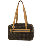 Louis Vuitton Cite MM Shoulder Bag Monogram Brown