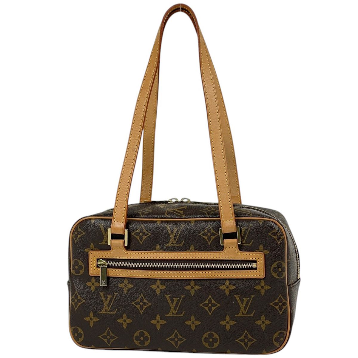 Louis Vuitton Cite MM Shoulder Bag Monogram Brown