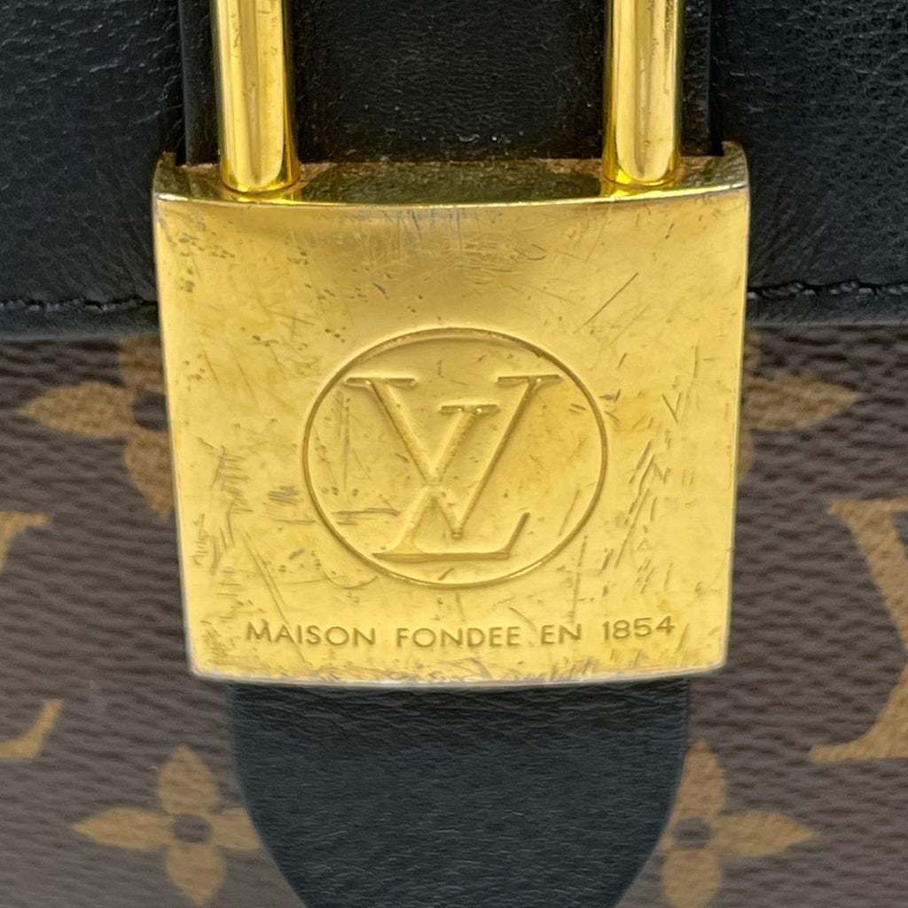 Louis Vuitton Locky BB Handbag 2-Way Monogram Brown Noir — view 5