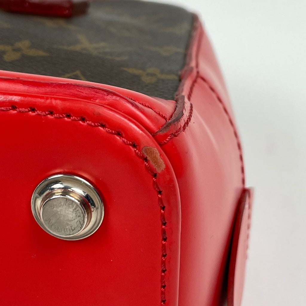 Louis Vuitton PM Handbag 2-Way Monogram Brown Coquelicot — view 3