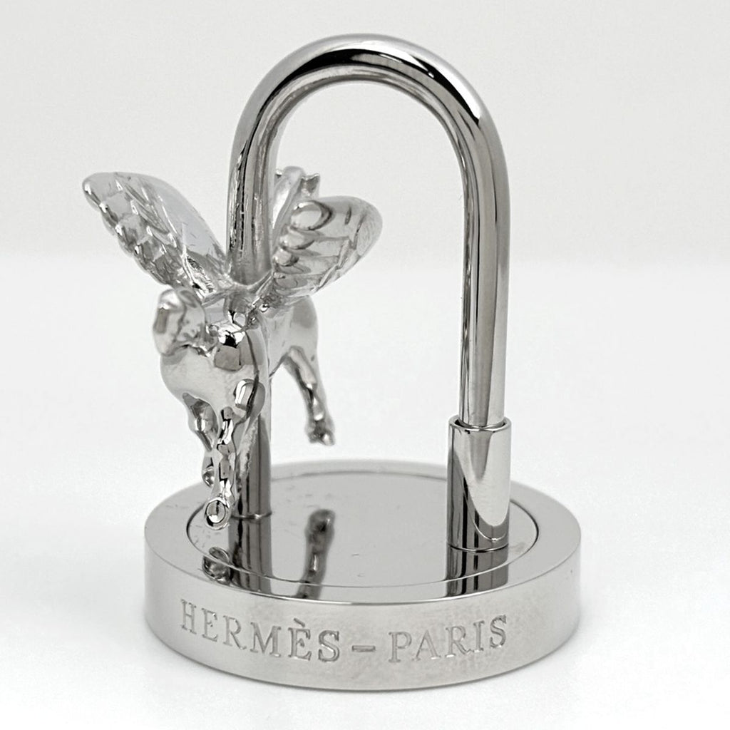 Hermes Bag Charm Cadena Metal Silver — view 2