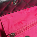 Chanel Cambon Line Tote CC Logo Handbag Leather Black — view 8