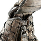 Bottega Veneta Shoulder Bag Intrecciato Leather Gold — view 5