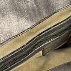 Bottega Veneta Shoulder Bag Intrecciato Leather Gold — view 7