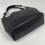 Bottega Veneta Tote Intrecciato Leather Black — view 2