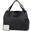 Bottega Veneta Tote Intrecciato Leather Black