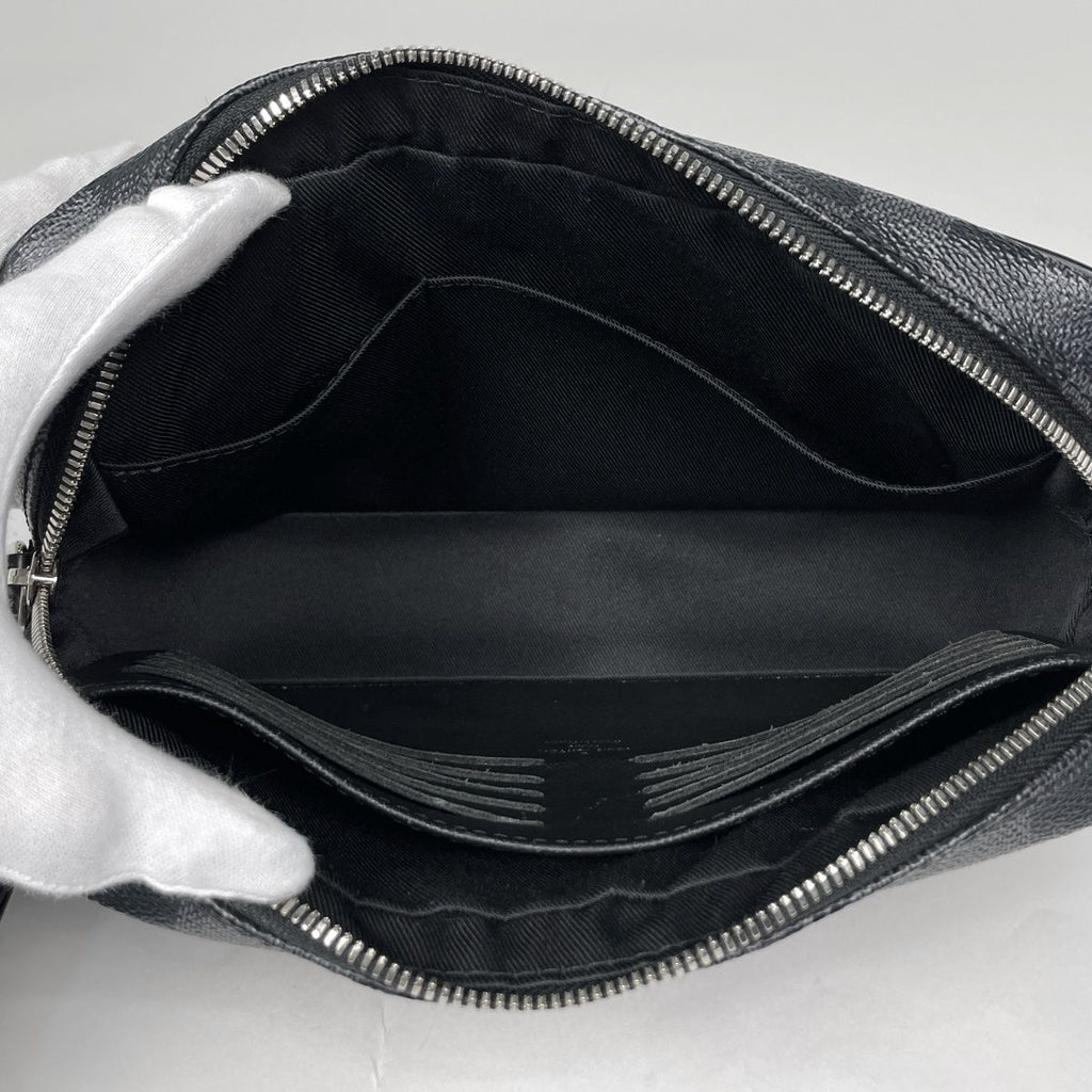 Louis Vuitton Pochette Secondbag Damier Graphite Noir Handbag — view 7
