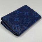 Louis Vuitton Discovery Compact Wallet Bi Foldwallet Taigarama Cobalt Blue — view 2