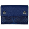 Louis Vuitton Discovery Compact Wallet Bi Foldwallet Taigarama Cobalt Blue