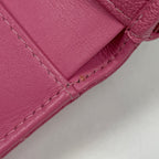 Chanel Trifold Wallet CC Logo Boy Small Caviar Leather Pink — view 4