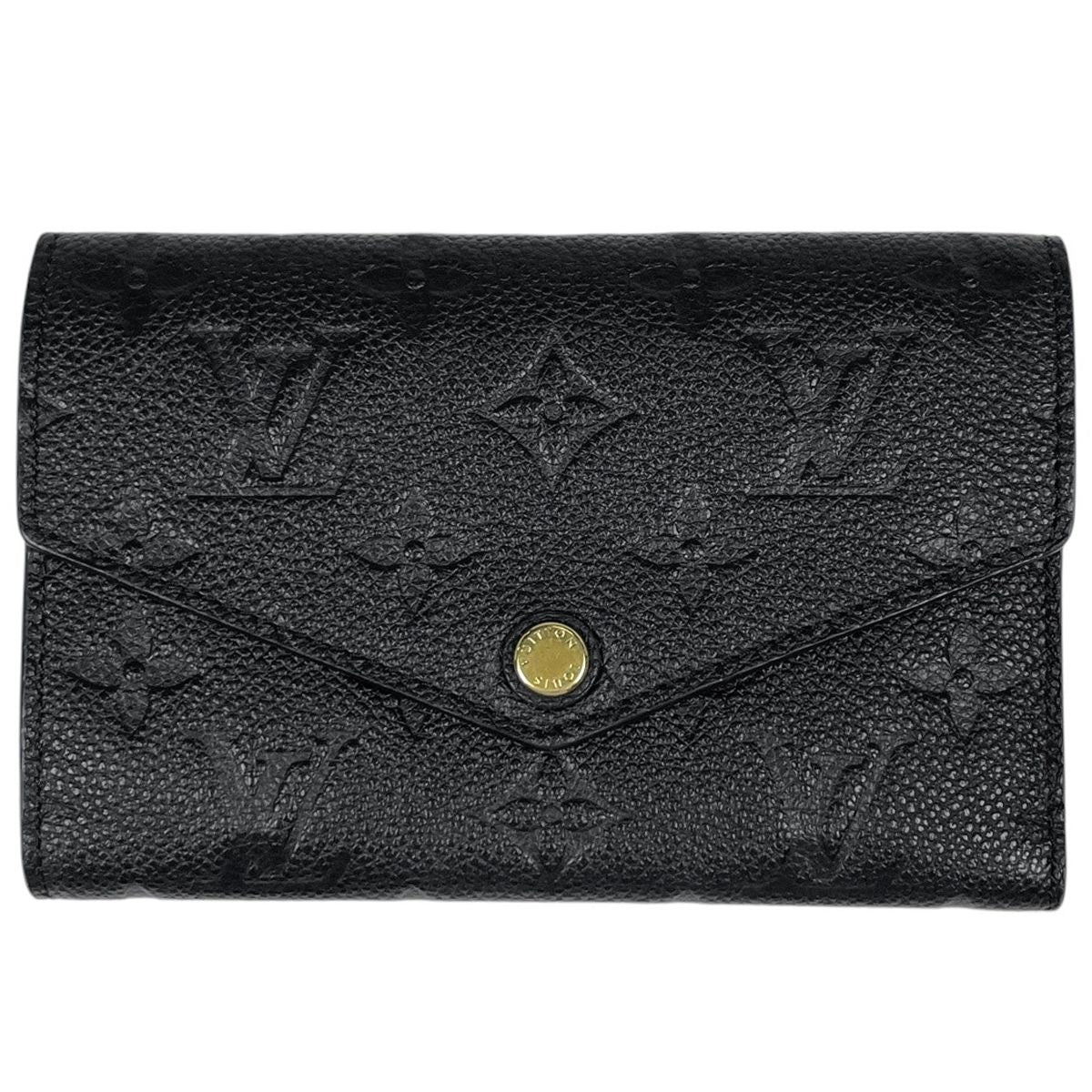 Louis Vuitton Portefeuille Curieuse Compact Trifold Wallet Monogram Empreinte