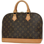Louis Vuitton Alma Handbag Monogram Brown
