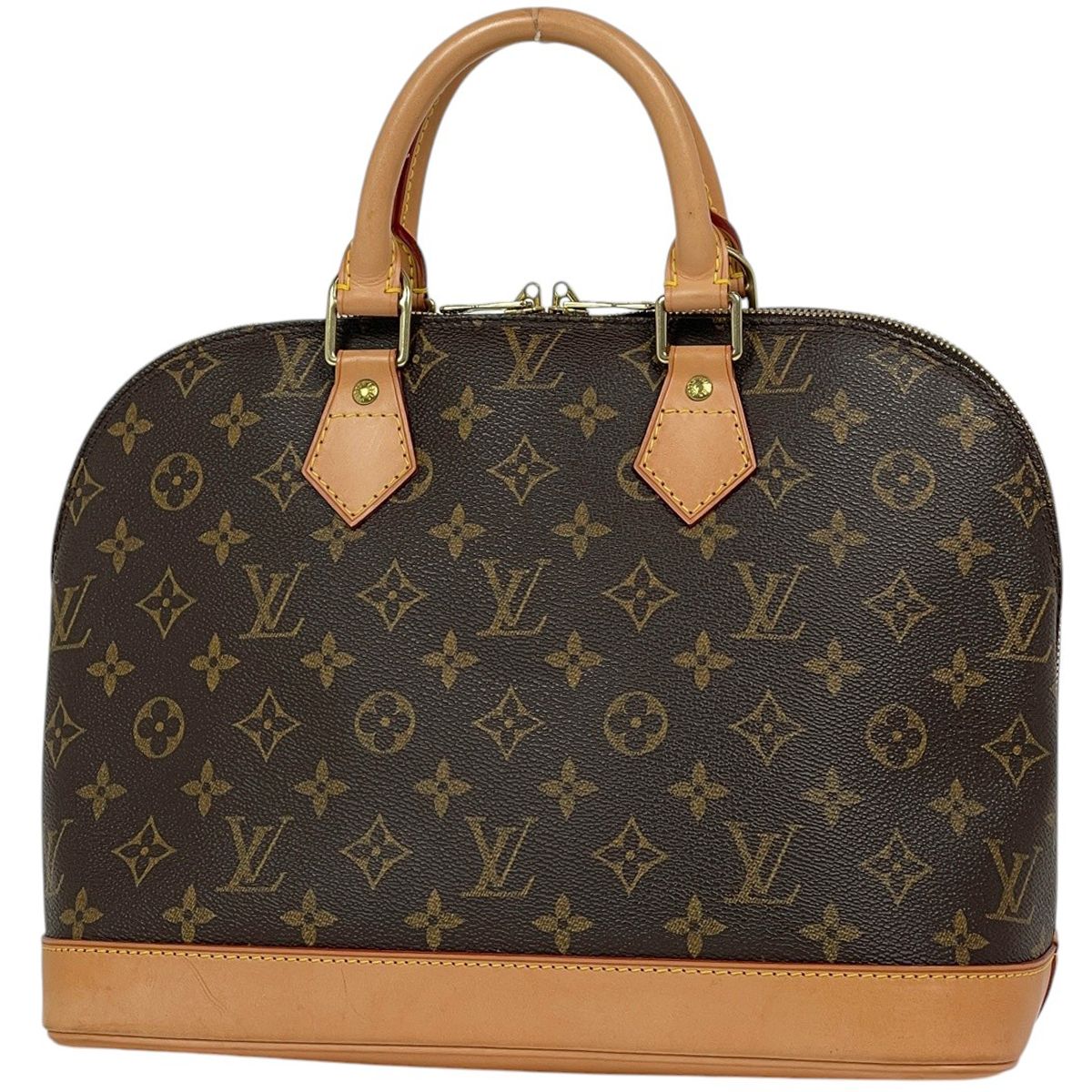 Louis Vuitton Alma Handbag Monogram Brown