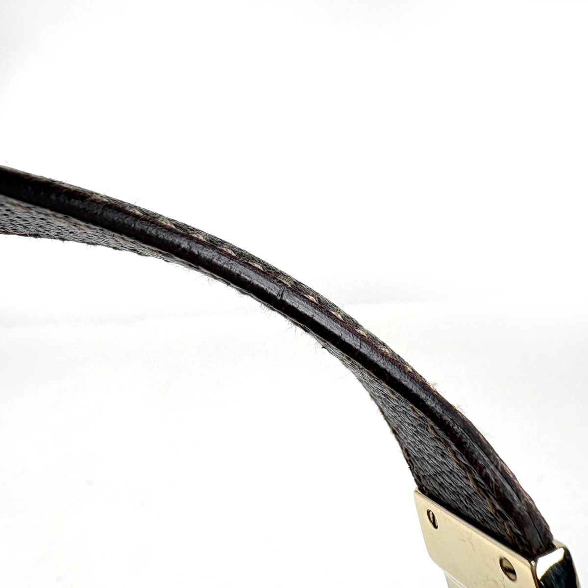 Gucci Handbag Horsebit Canvas Brown — view 6