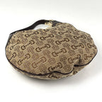 Gucci Handbag Horsebit Canvas Brown — view 2