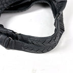 Bottega Veneta Shoulder Bag Intrecciato Leather Black — view 7