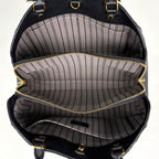 Louis Vuitton Montaigne MM 2-Way Shoulder Bag Monogram Empreinte Noir — view 8