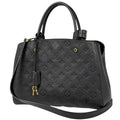 Louis Vuitton Montaigne MM 2-Way Shoulder Bag Monogram Empreinte Noir