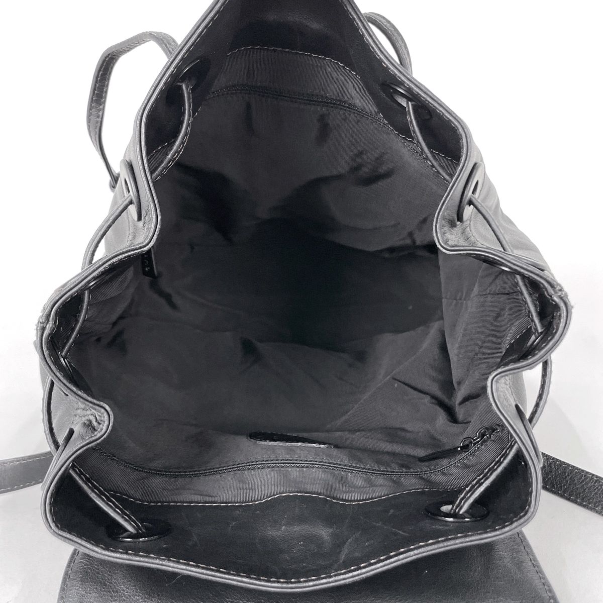 Chanel Backpack CC Logo Leather Black — view 8