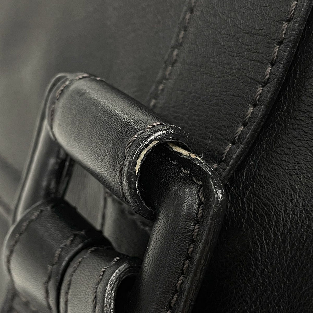 Chanel Backpack CC Logo Leather Black — view 6