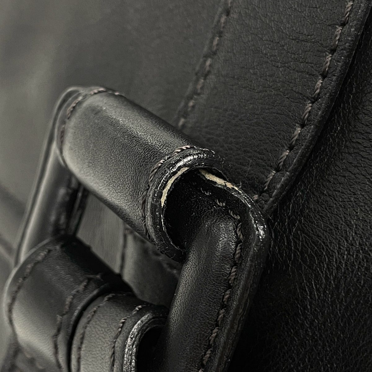 Chanel Backpack CC Logo Leather Black — view 6