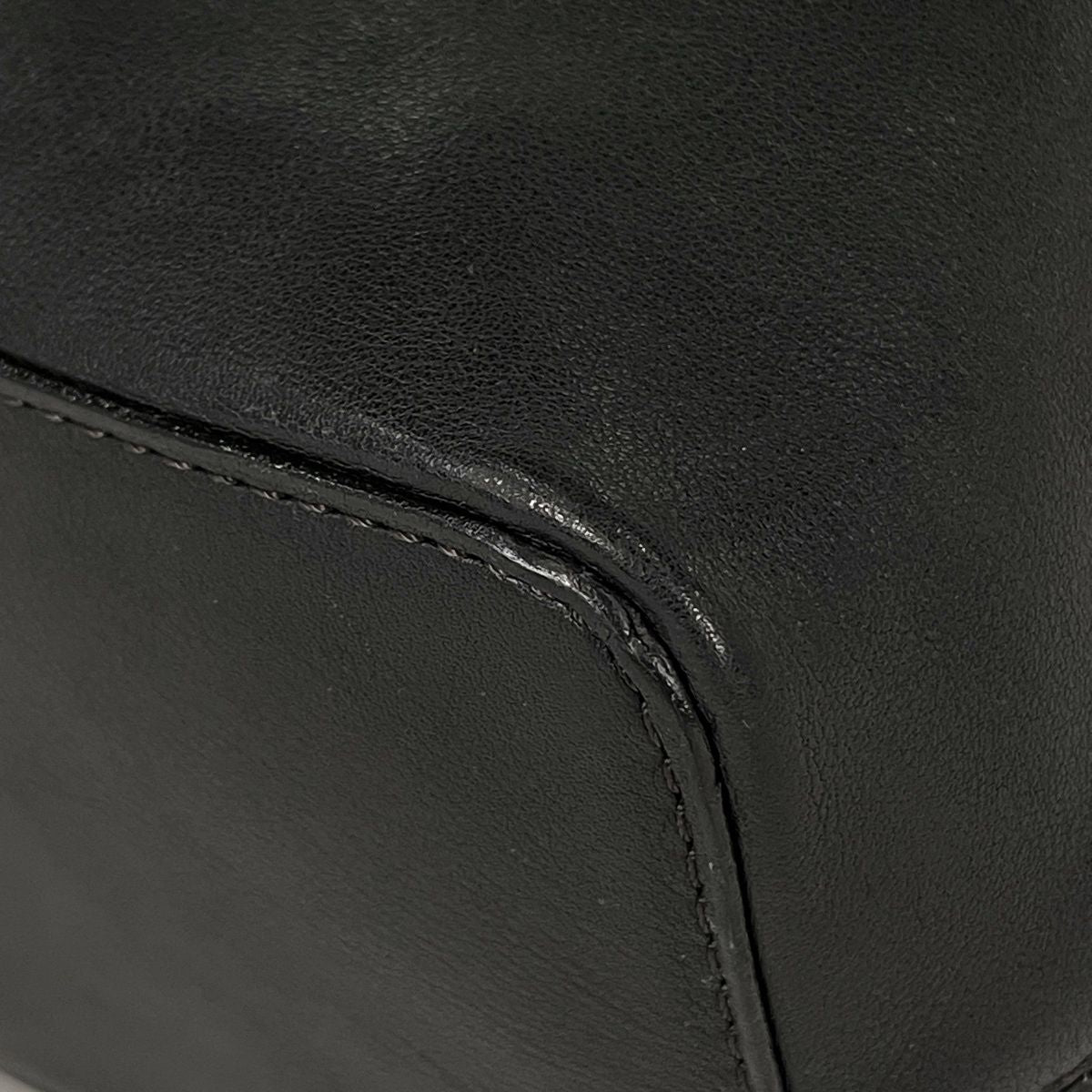 Chanel Backpack CC Logo Leather Black — view 4