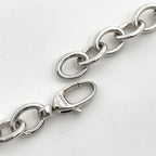 Gucci Necklace 5 Charm Plate Bamboo Silver Plated — view 3