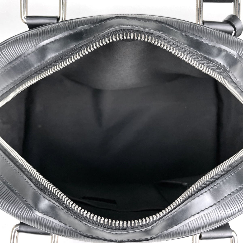 Louis Vuitton Bowling Montaigne PM Handbag Epi Noir — view 7