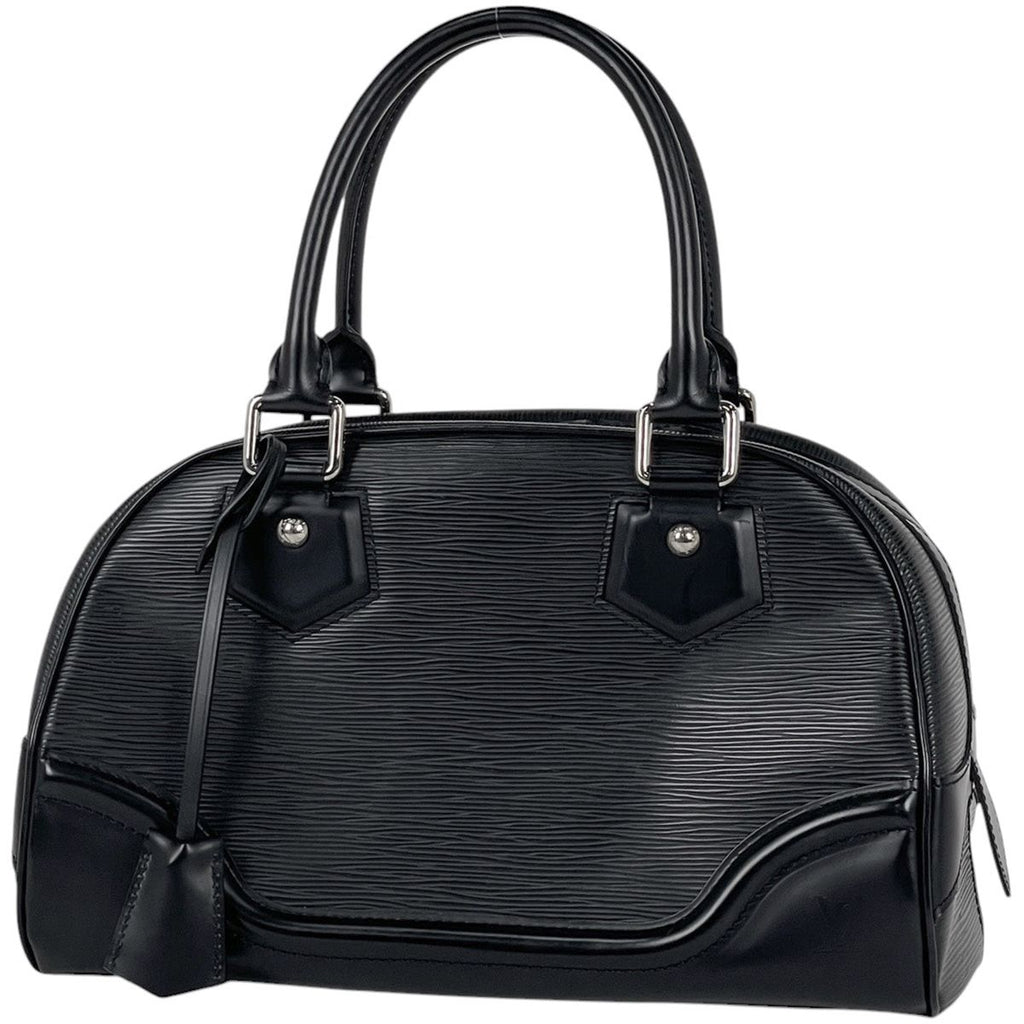 Louis Vuitton Bowling Montaigne PM Handbag Epi Noir