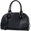 Louis Vuitton Bowling Montaigne PM Handbag Epi Noir