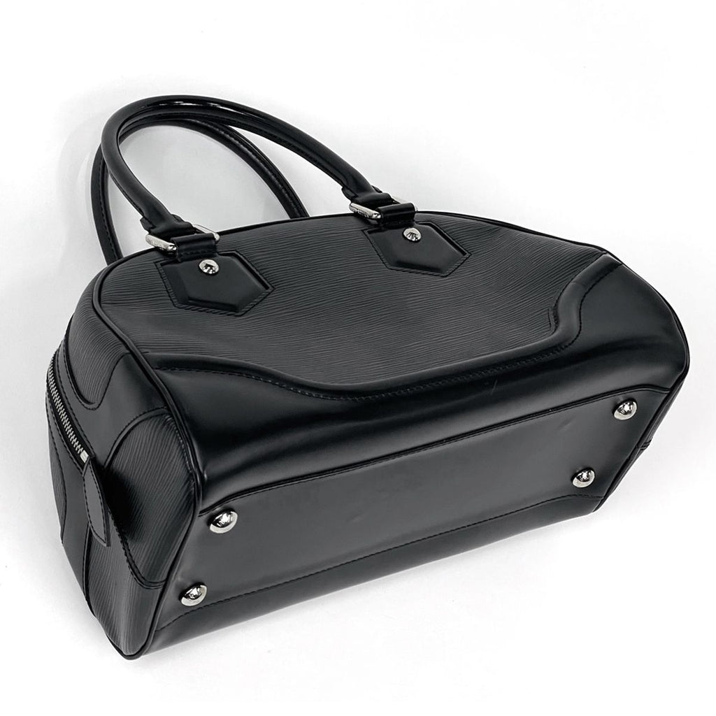 Louis Vuitton Bowling Montaigne PM Handbag Epi Noir — view 2