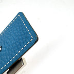 Hermes Belt Constance Reversible Box Calf Taurillon Clemence Black Blue Jeans — view 4