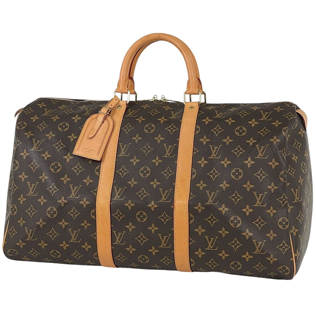 Louis Vuitton Keepall 50 Boston Bag Monogram Brown