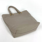 Prada Handbag 2-Way Leather Beige BN — view 2