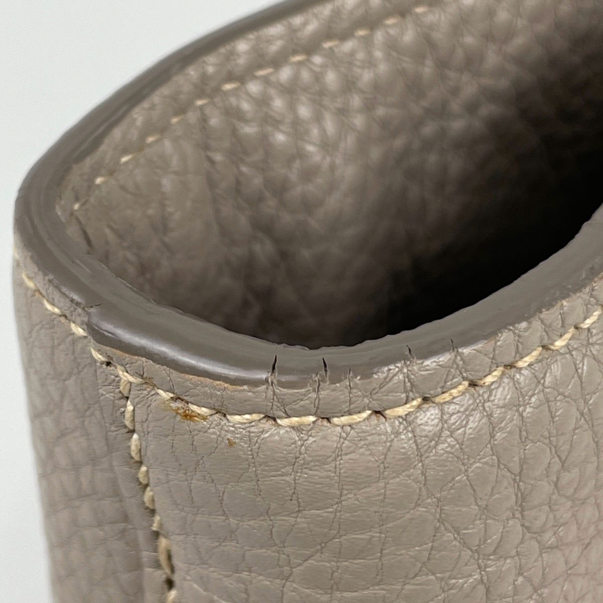 Prada Handbag 2-Way Leather Beige BN — view 4