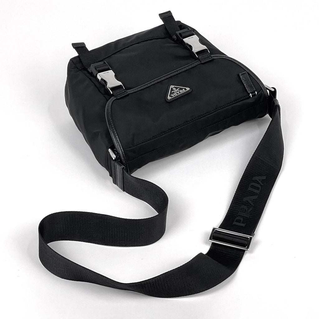 Prada Shoulder Bag Nylon Nero — view 4