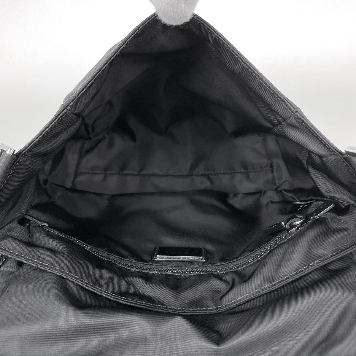 Prada Shoulder Bag Nylon Nero — view 6