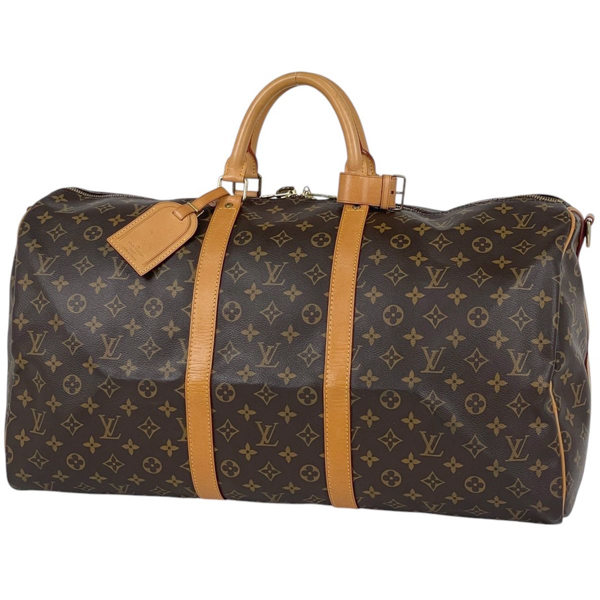 Louis Vuitton Keepall Bandouliere 55 Boston Bag Monogram Brown