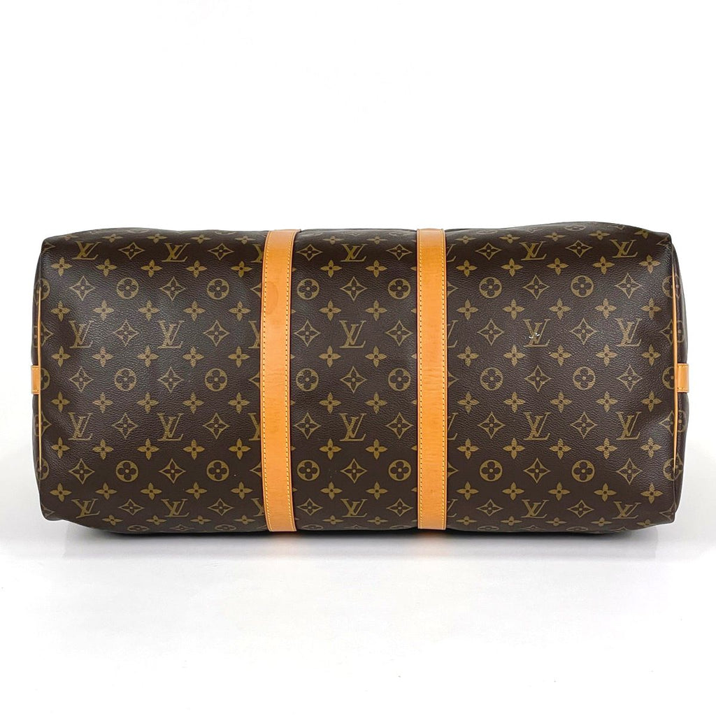 Louis Vuitton Keepall Bandouliere 55 Boston Bag Monogram Brown — view 2