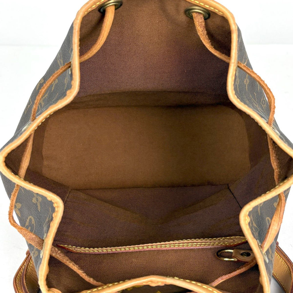 Louis Vuitton Montsouris MM Backpack Monogram Brown — view 9